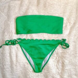 Green Bikini Set, Cheeky, Size 12, Excellent Condition